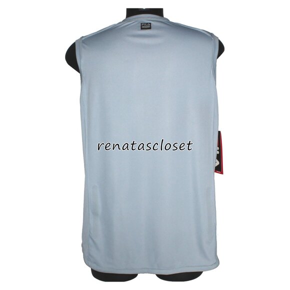 Fila Men's Zain Poly Interlock Training Tank NWT - Picture 8 of 10
